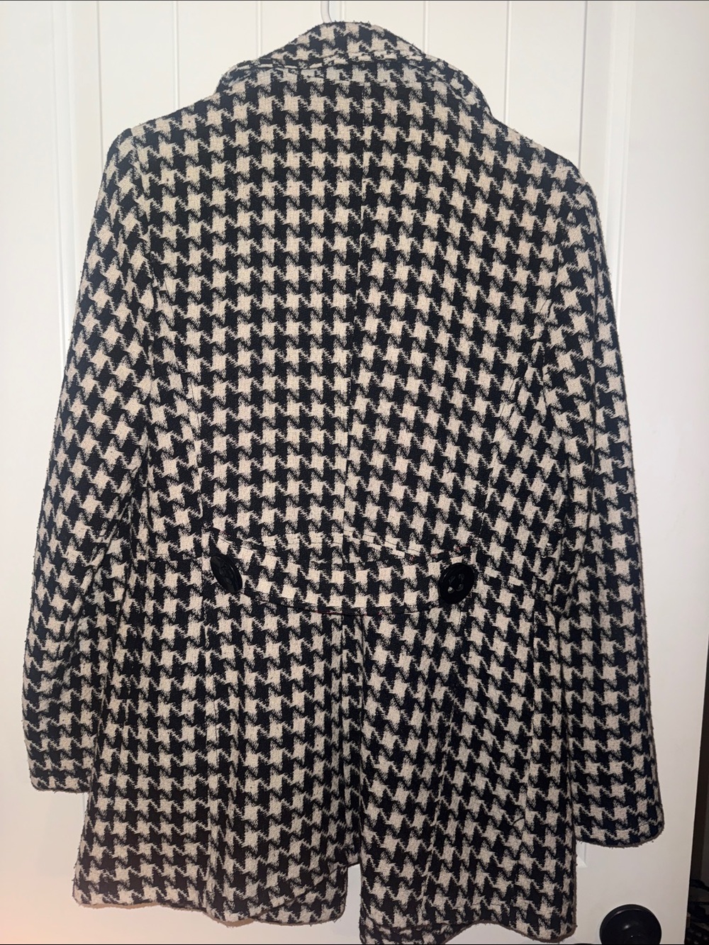 Rue 21 Houndstooth Peacoat size M - Picture 5 of 6